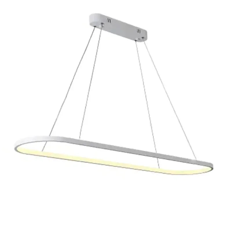Lampadario Moderno Ovale LED Dimmerabile per Sala Pranzo