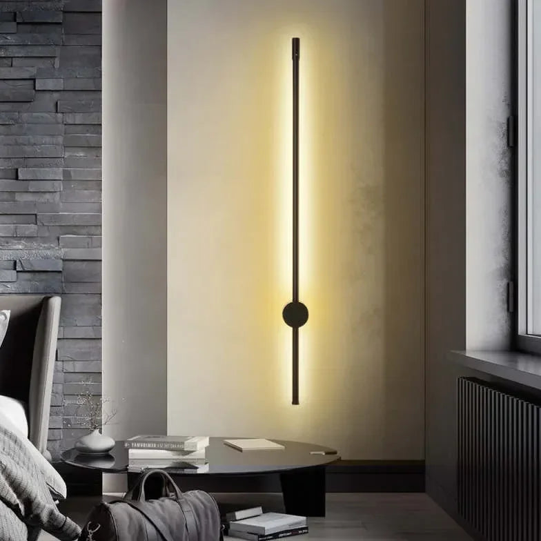 Applique LED lineare orientabile in stile minimal con assenza di abbagliamento