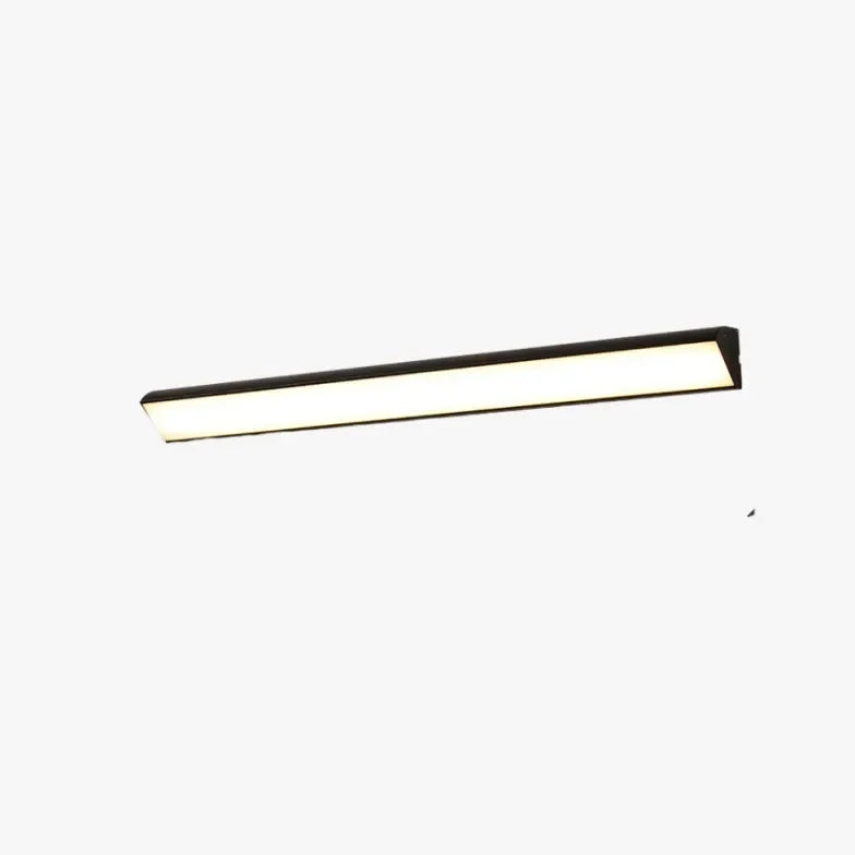 Applique esterno sopra porta lunga LED moderno nero