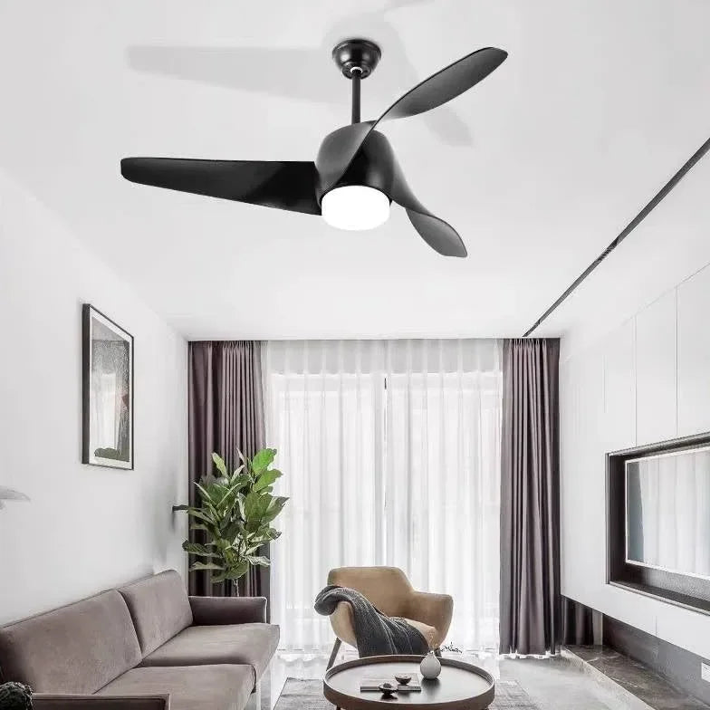 Ventilatore da soffitto silenzioso con telecomando LED dimmerabile per soggiorno