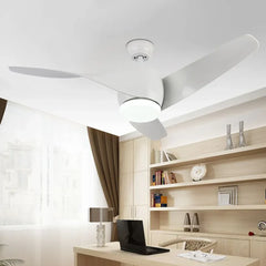 Ventilatore da soffitto silenzioso con telecomando LED dimmerabile per soggiorno