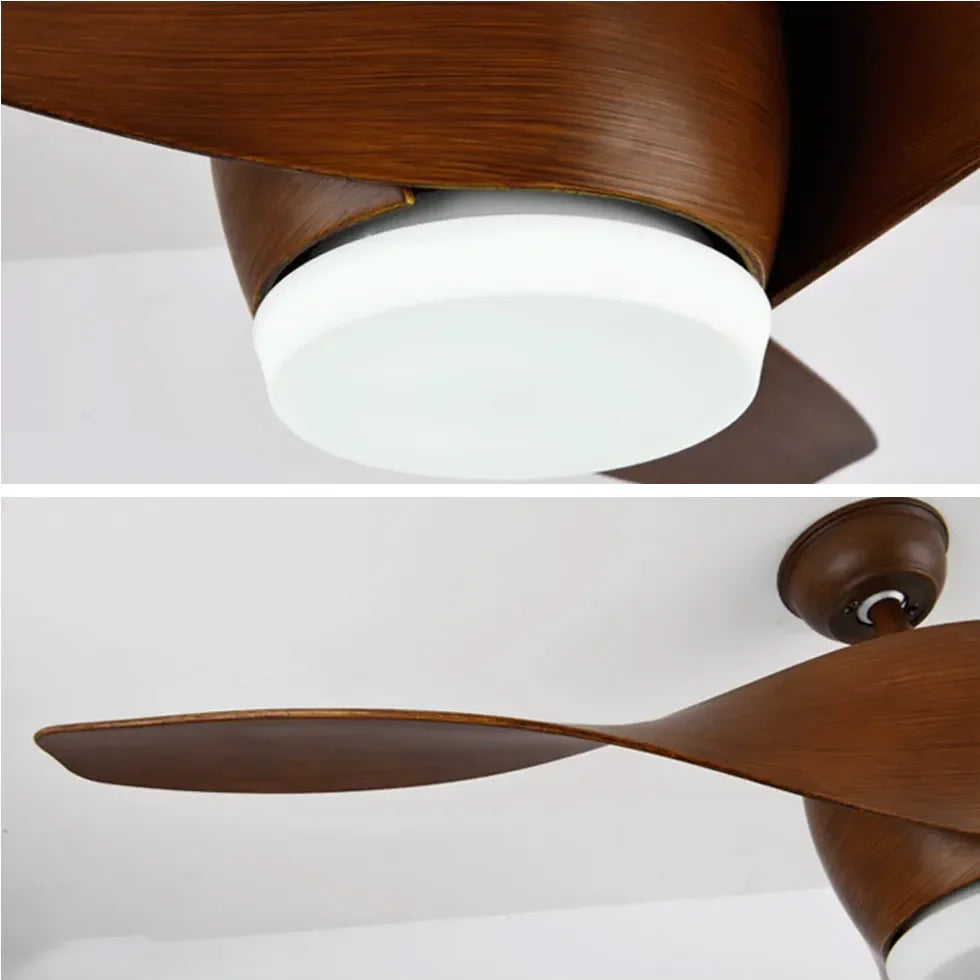 Ventilatore da soffitto silenzioso con telecomando LED dimmerabile per soggiorno