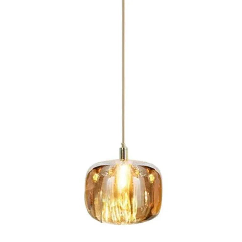 Lampadario a sospensione con sfere in cristallo moderno a LED per sala da pranzo
