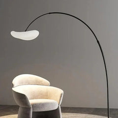 Lampade da terra ad arco LED dimmerabili per soggiorno design moderno