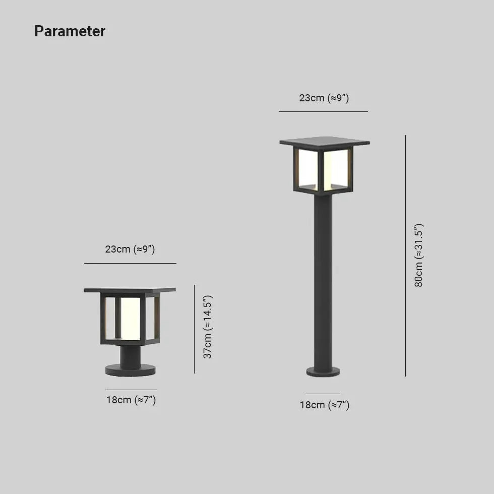 Luci da Giardino per Esterni Design Cubico