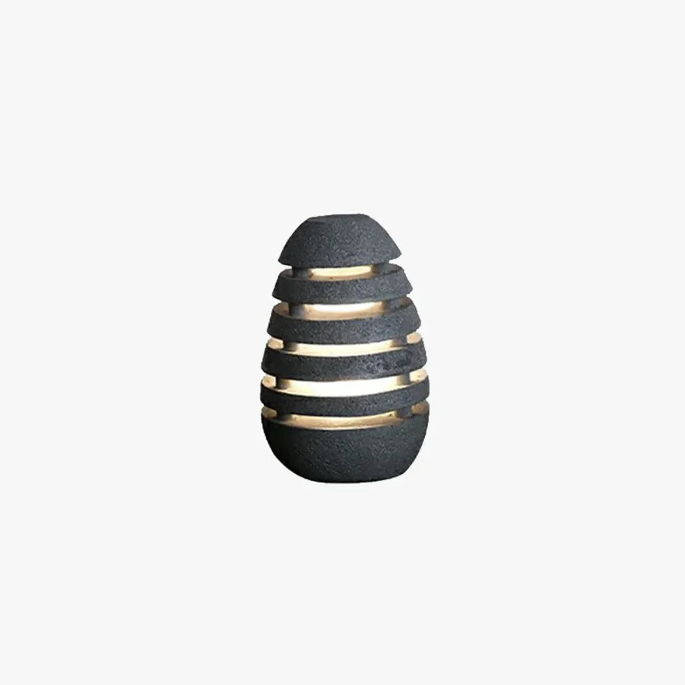 Lampade da Terra Esterne con Design a Forma di Roccia