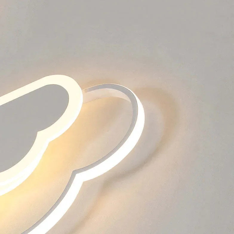 Plafoniera LED a nuvola per cameretta dimmerabile con luce morbida e uniforme