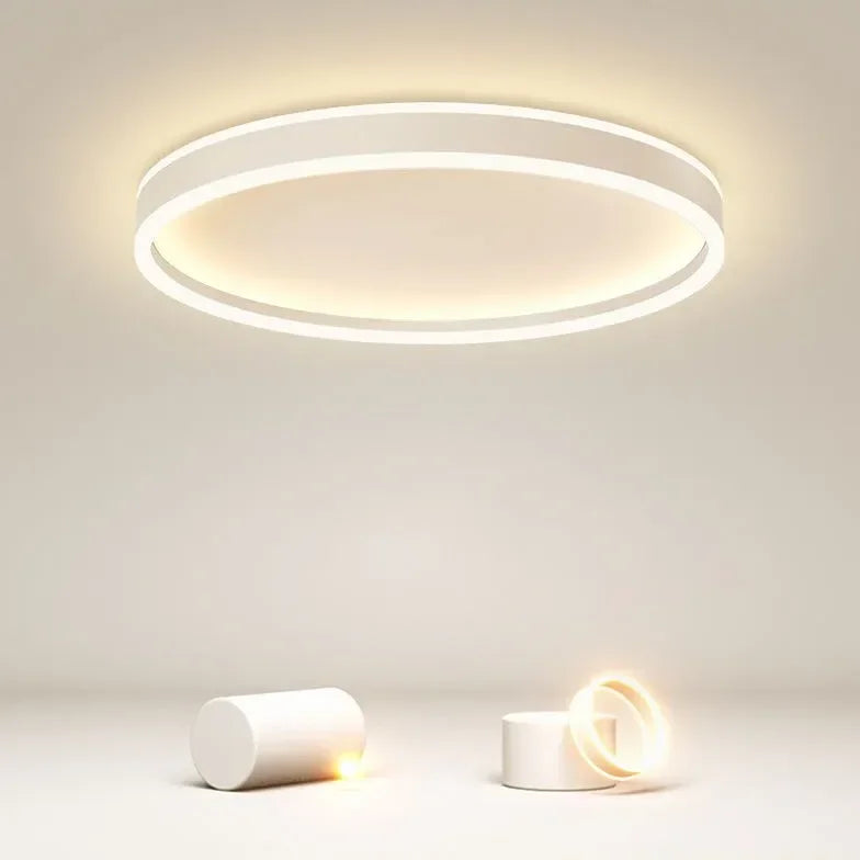 Plafoniera da soffitto LED circolare minimal dimmerabile per camera da letto