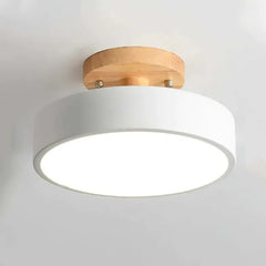 Plafoniera soffitto corridoio rotonda stile nordico LED dimmerabile