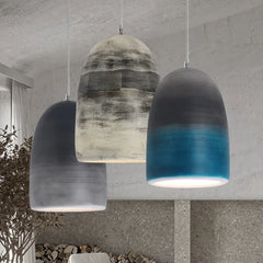 Lampadario a campana in metallo stile nordico diametro 28 cm con attacco E27 per sala da pranzo