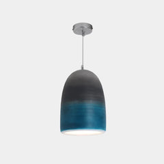 Lampadario a campana in metallo stile nordico diametro 28 cm con attacco E27 per sala da pranzo
